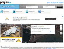 Tablet Screenshot of playas.es